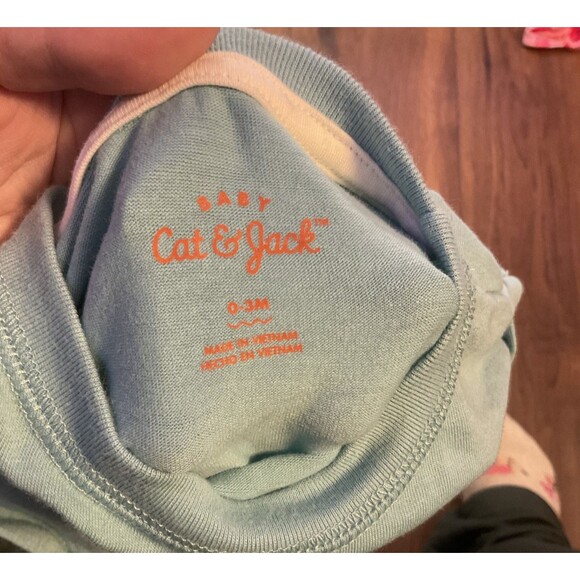 little bear blue romper 0-3 months nwt short sleeve snaps - Picture 4 of 4